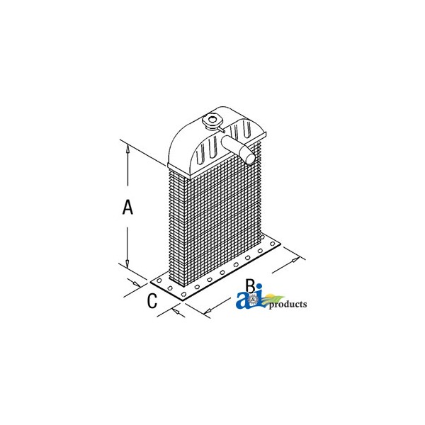 Radiator Core 21" x16" x11"